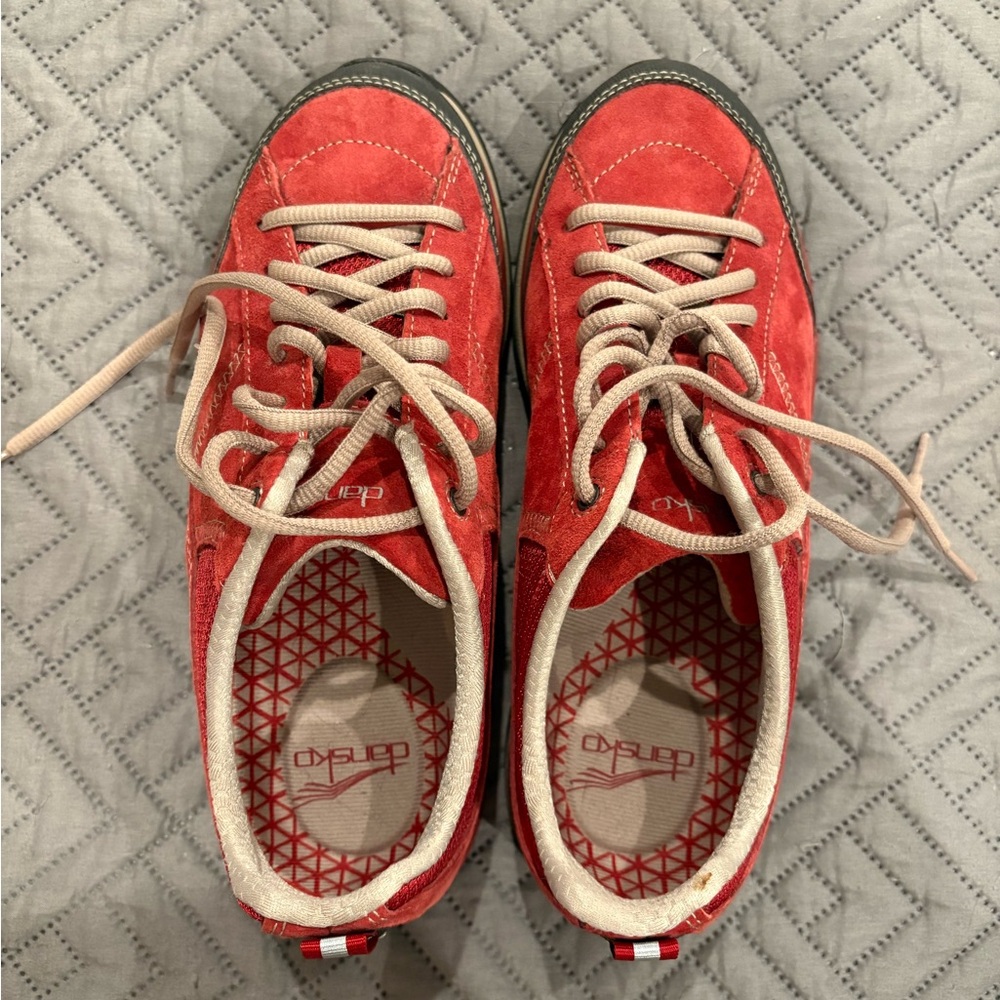 Women’s Dansko Red Sneakers